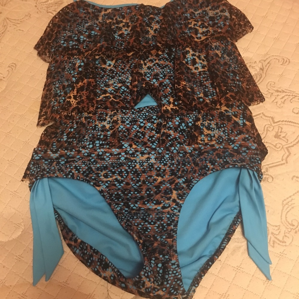 Two piece bathing suit